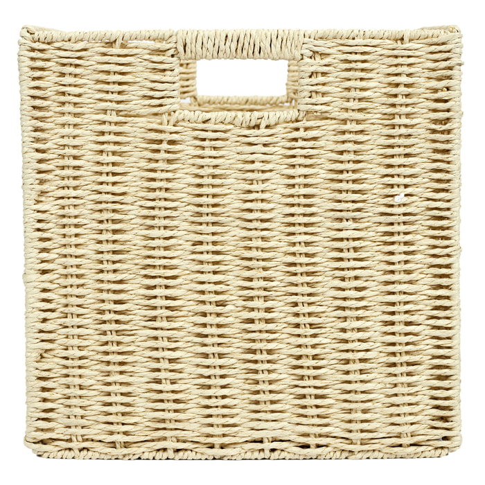CUBE DE RANGEMENT TRESSE PLIABLE 30X30CM