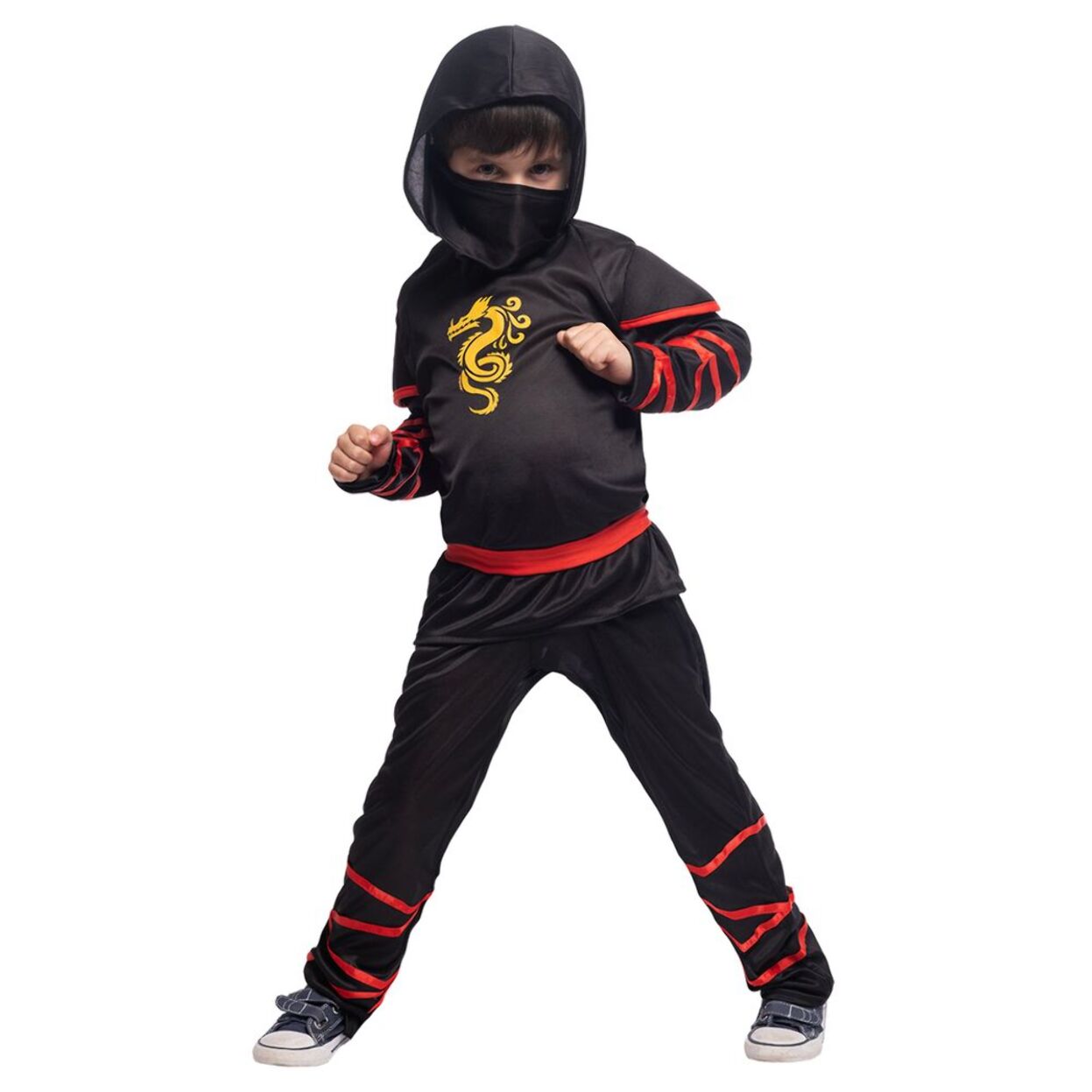 DISFRAZ NINJA GLOW IN DARK INF