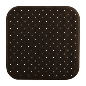 Tapis Fond de douche antidérapant Caoutchouc CLASS 54x54cm Chocolat MSV