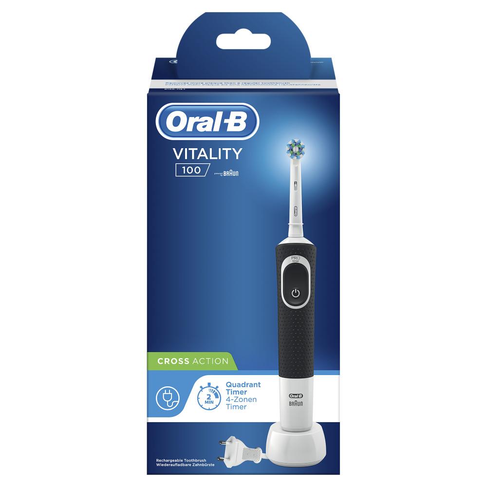 Oral-B - Vitality 100 - Noire - Brosse à dents électrique