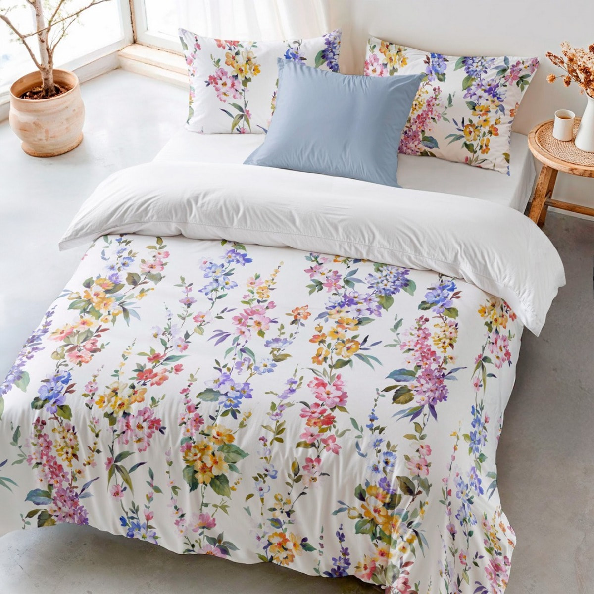 Funda nórdica 100% algodón 200 hilos Chambery