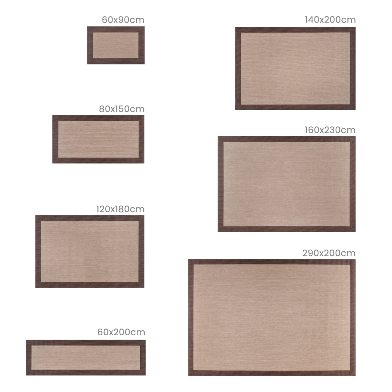 Alfombra LIVING DECO Beige-Brown