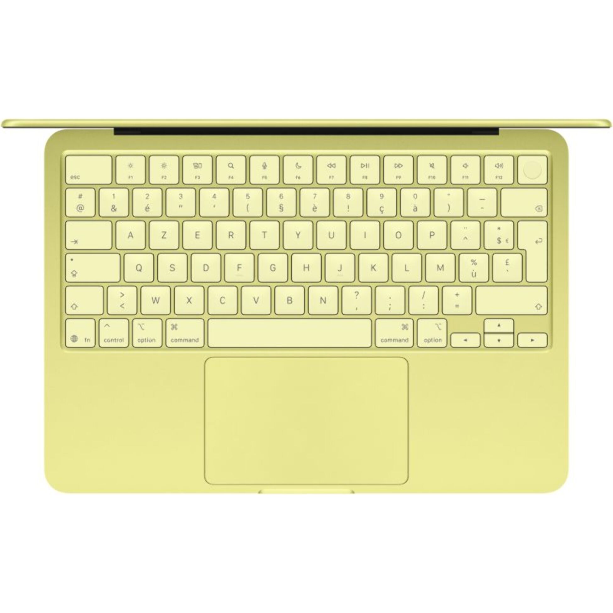 Ordinateur Apple MACBOOK Neo Puce A18 Pro CPU 6 / GPU 5 coeurs Mémoire RAM 8Go Stockage 512Go SSD Jaune agrume avec Touch ID