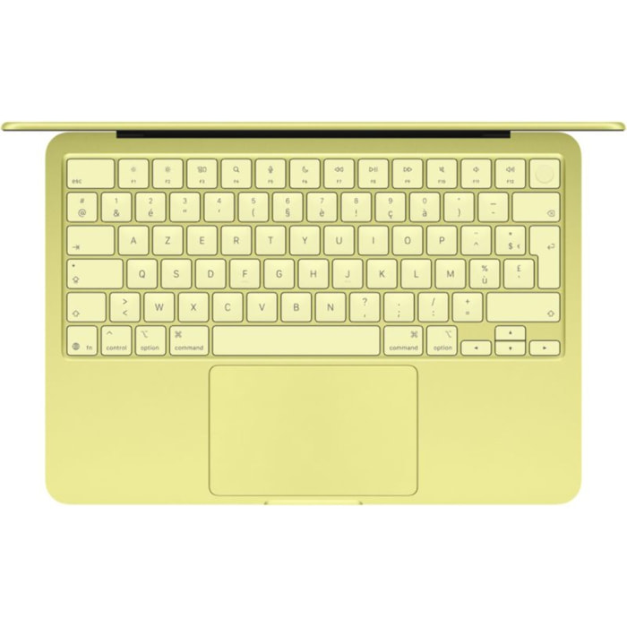 Ordinateur Apple MACBOOK Neo Puce A18 Pro CPU 6 / GPU 5 coeurs Mémoire RAM 8Go Stockage 512Go SSD Jaune agrume avec Touch ID