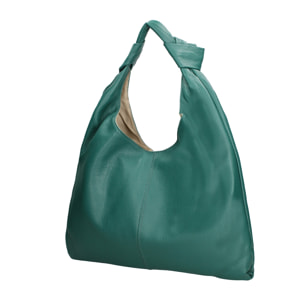 Borsa a spalla da donna Made in Italy - Modello Iduna Lux - 100% pelle - 41.0 x 28.0 x 3.0 cm