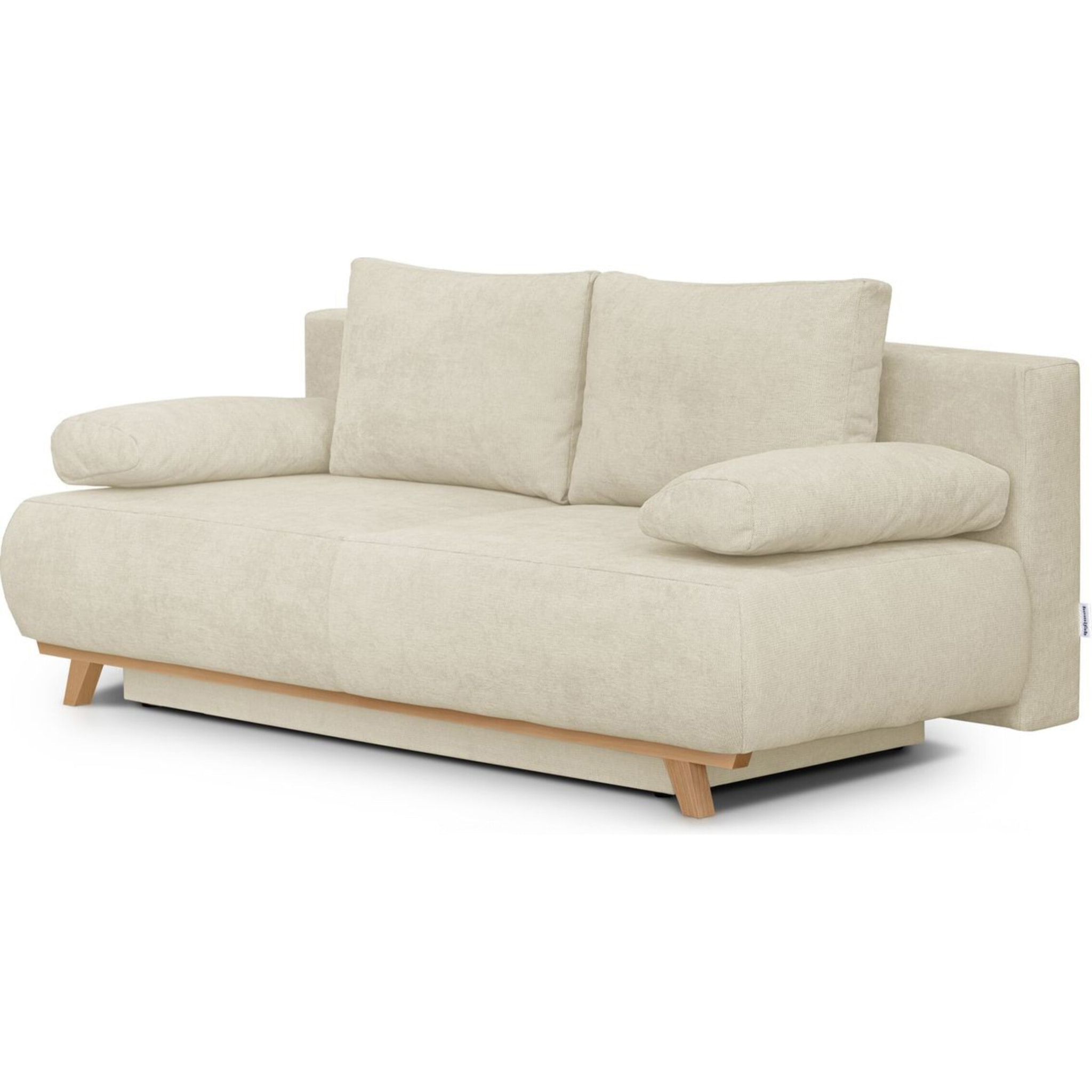 Canapé convertible 3 places en tissu chenille - LARIA