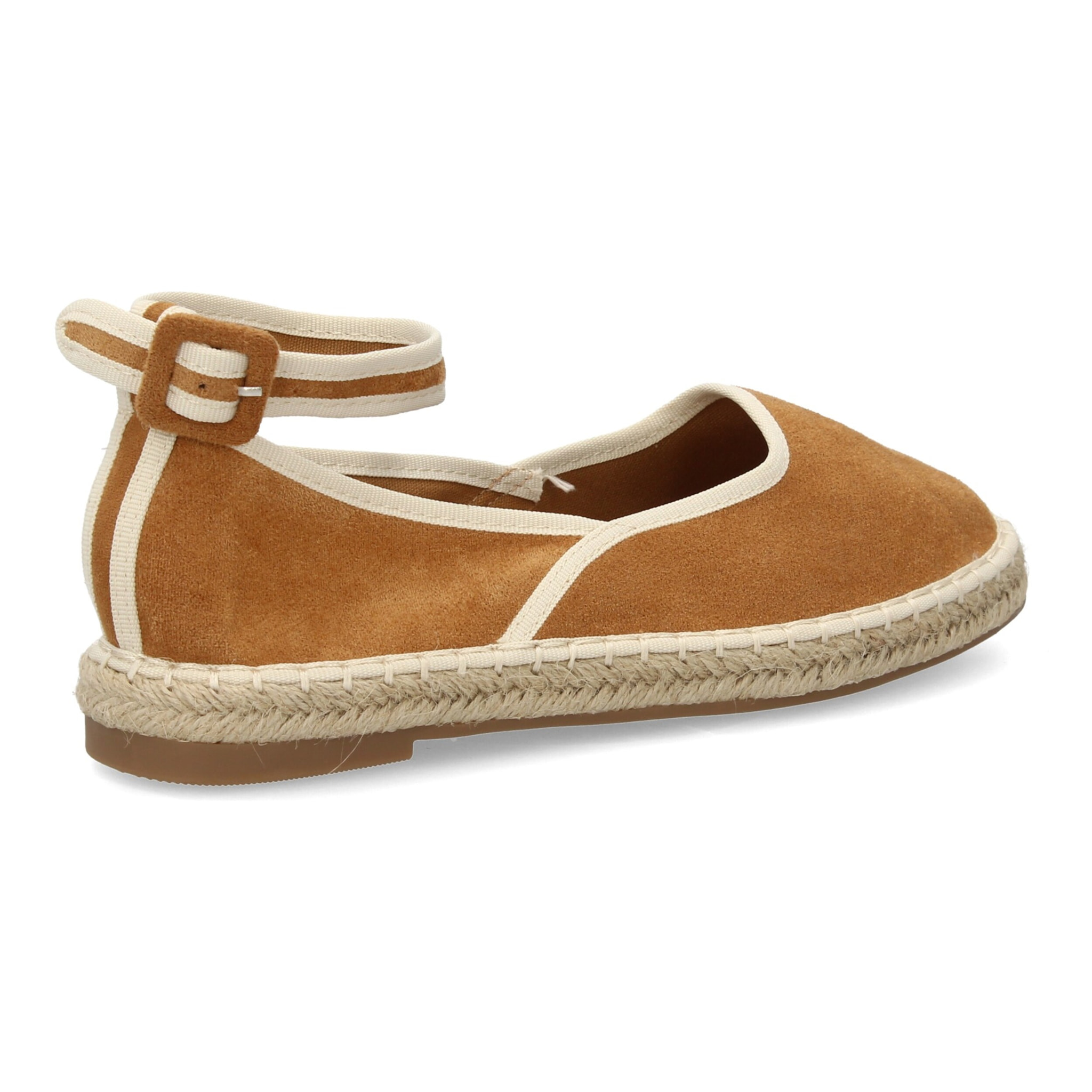 Alpargatas planas para mujer con cintas al tobillo