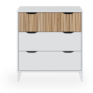 Cómoda Nitza On Blanco Artik (Blanco Mate) - Natur