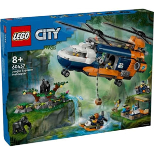 LEGO CITY 60437 - ELICOTTERO DELL’ESPLORATORE DELLA GIUNGLA