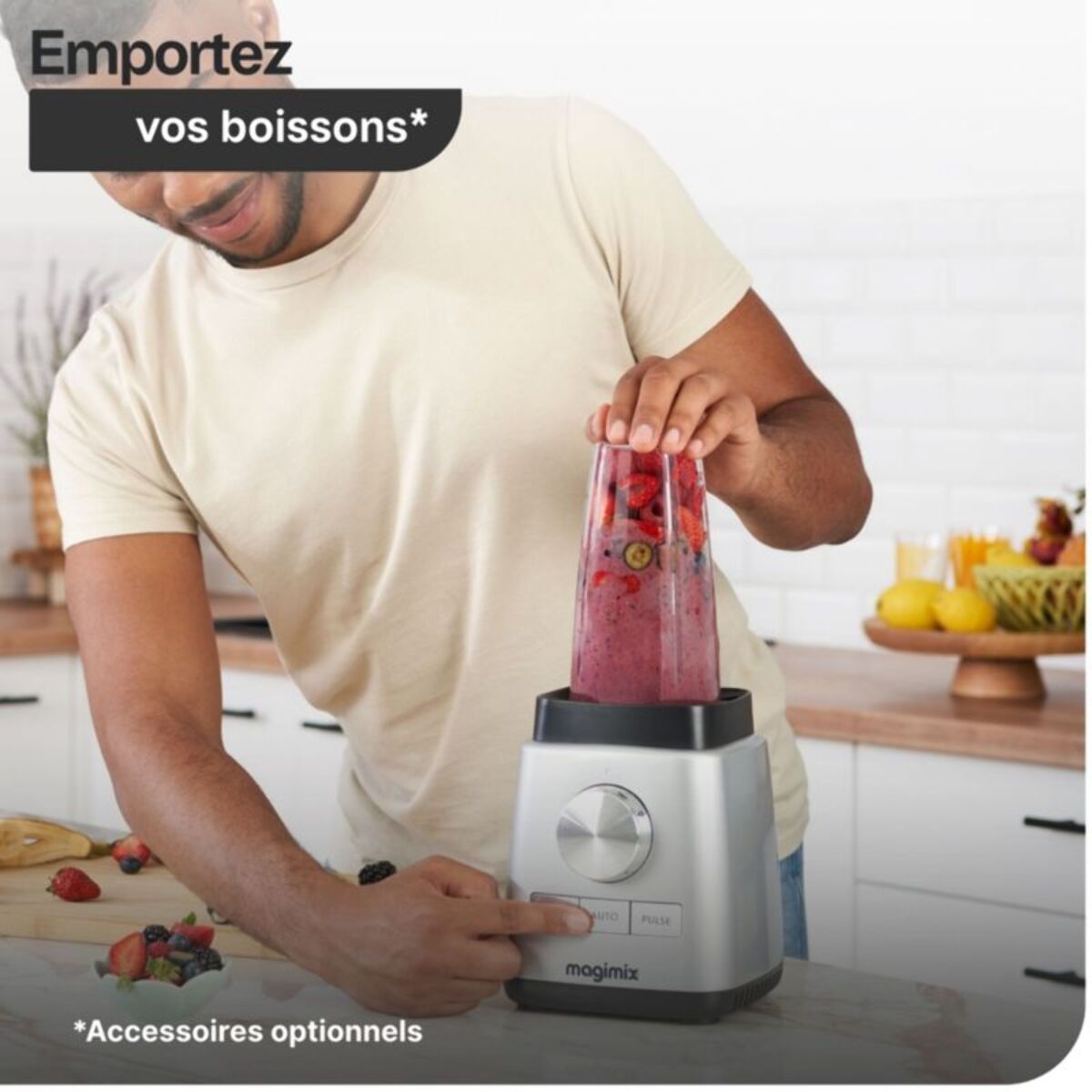 Blender MAGIMIX Power 3 Chrome Mat 11641