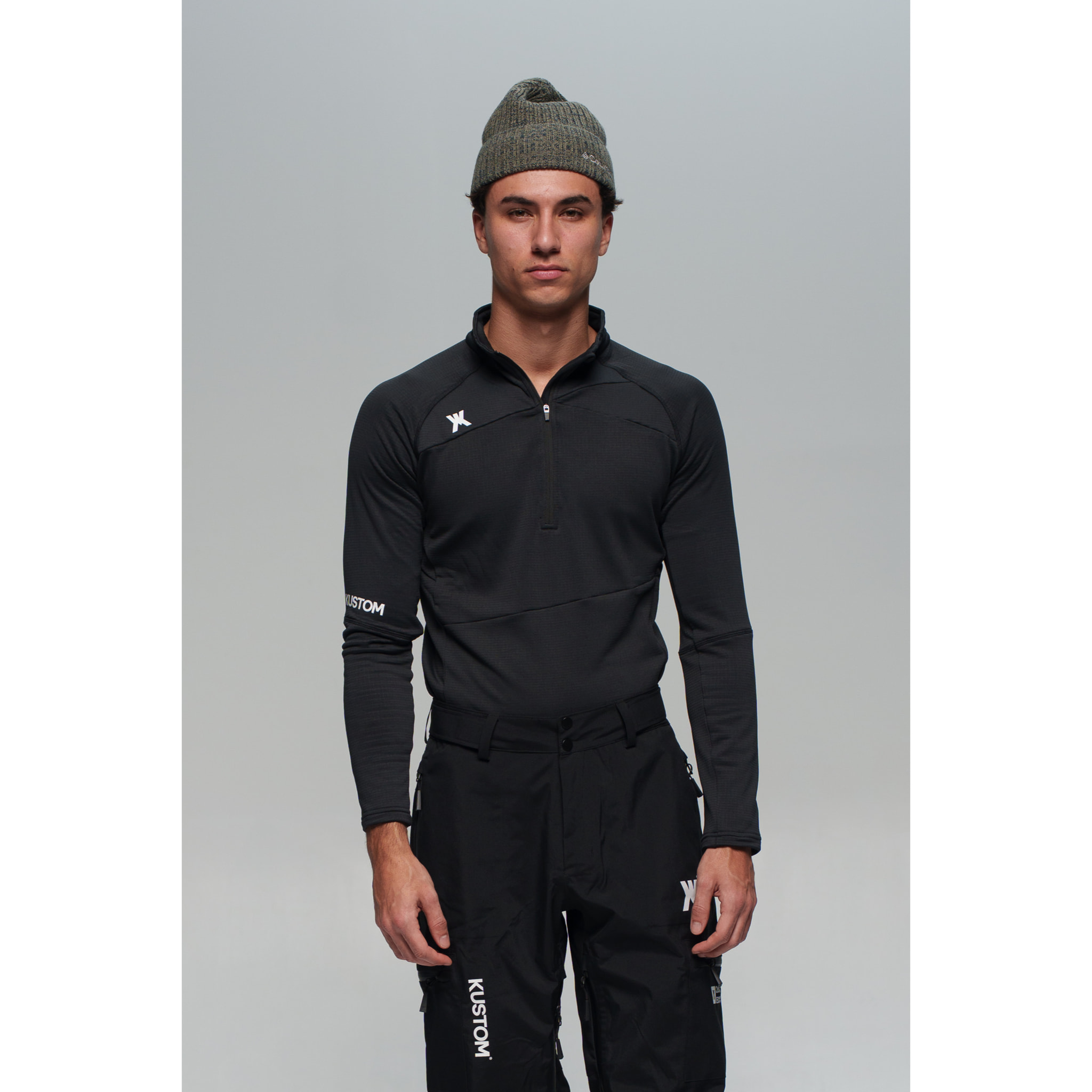Chaqueta híbrida aislante para hombre KUSTOM MOTUS Hybrid Insulated - Blanco