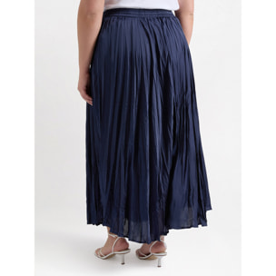 Fiorella Rubino - Falda larga de raso - Azul