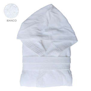 Accappatoio unisex con cappuccio e tasche