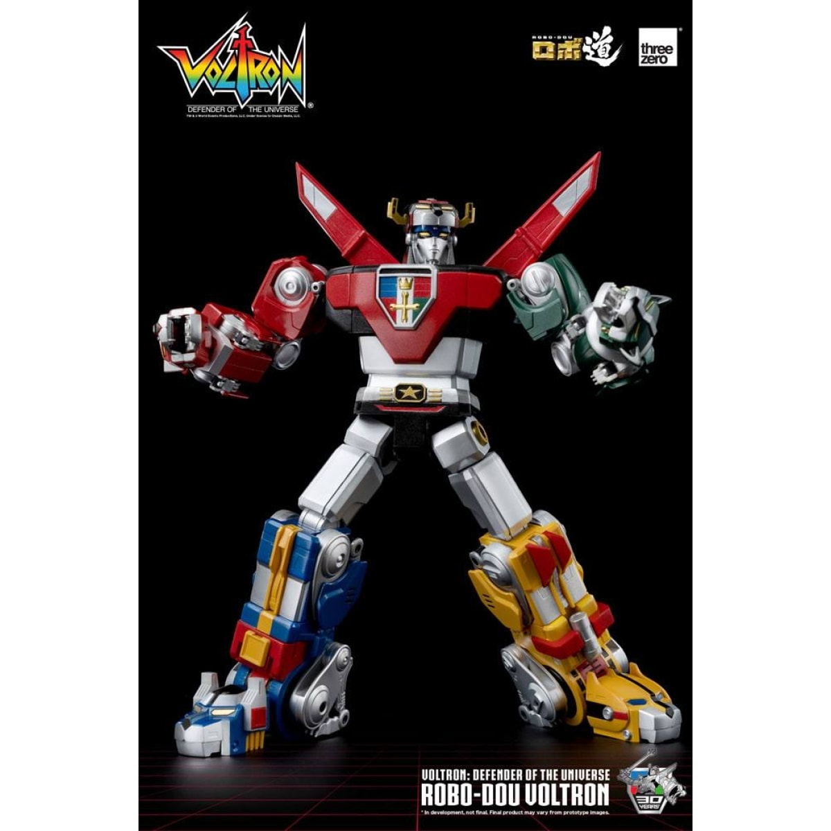 Voltron: Defender Of The Universe Robo-dou Figura Voltron 27 Cm Threezero