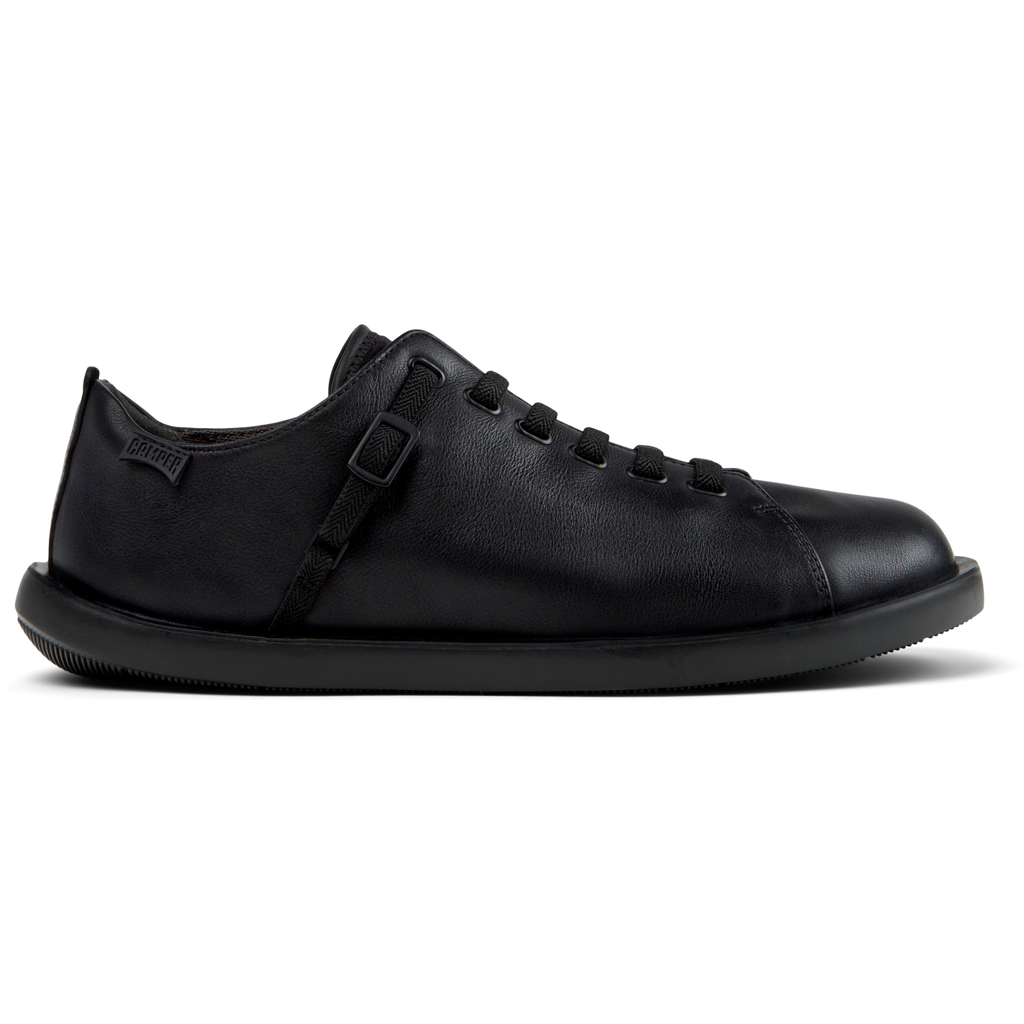 Zapatos de cordones - CAMPER Wagon - Negro - Cuero liso