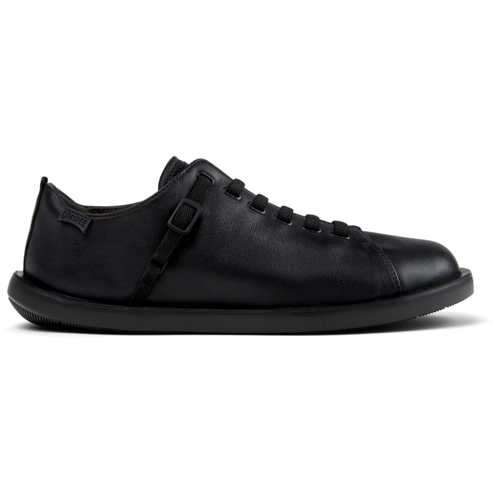 Zapatos de cordones - CAMPER Wagon - Negro - Cuero liso