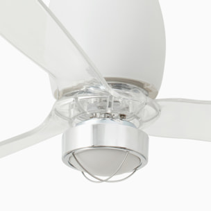 ETERFAN M LED Ventilateur blanc mat/transparent DC