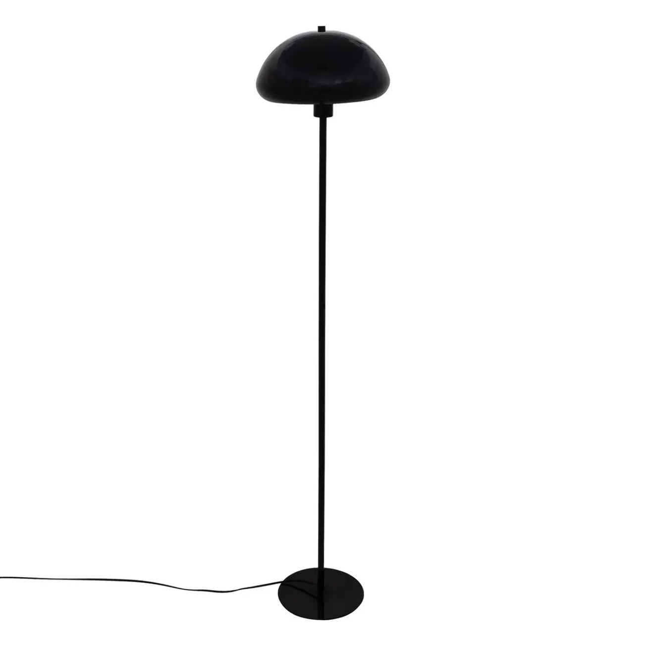 Lampadaire "Savio" noir H140cm