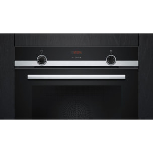 Four encastrable SIEMENS HB554AER3F iQ300 - Catalyse EcoClean, Chaleur Tournante 3D, Rails Télescopiques