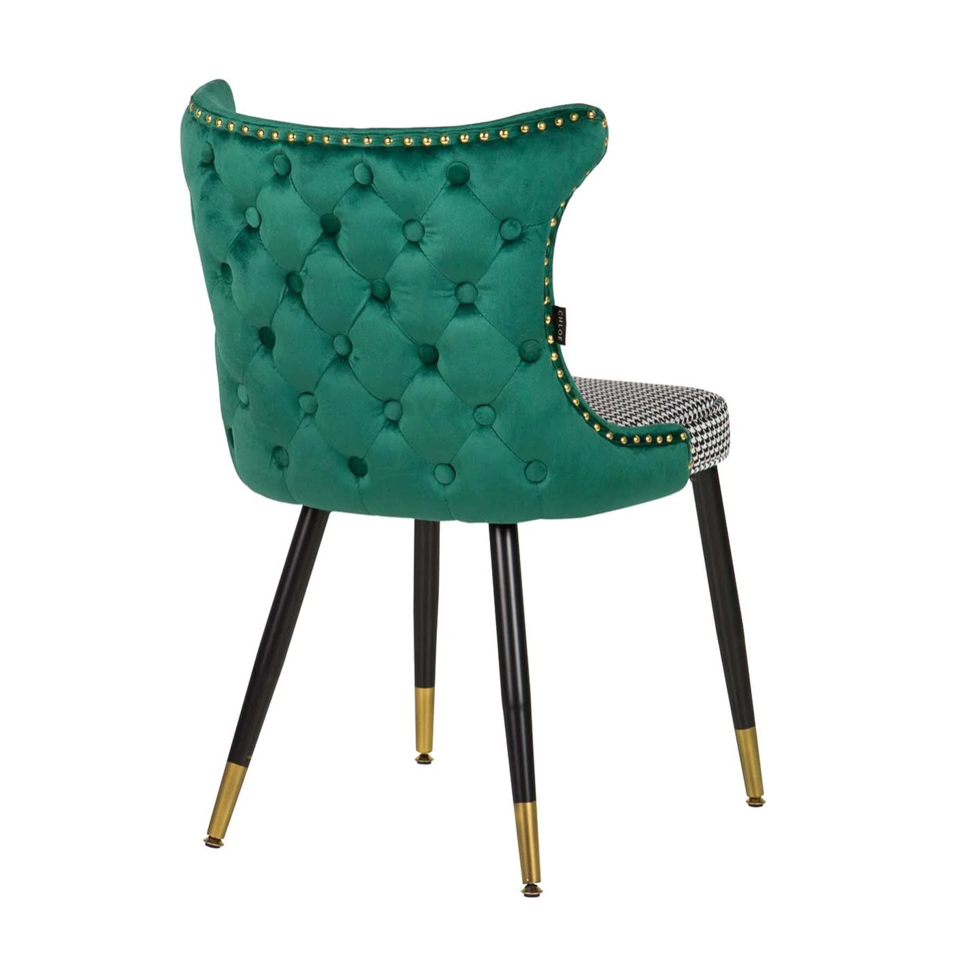 Silla Tachuelas Velvet Verde Aspen 49x54x82 Cm