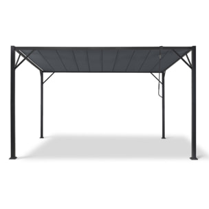 Pergola Venice 3x4m lames orientables gris