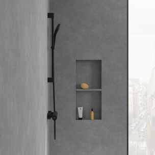 Mitigeur mécanique douche Loop & Friends Noir mat