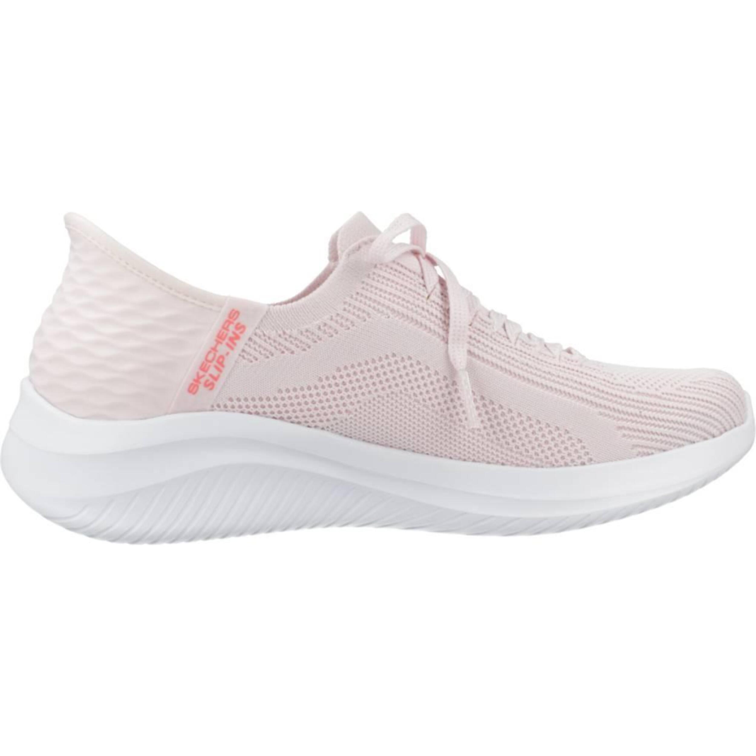 Sneakers De  Mujer Slip-ins: Ultra Flex 3.0 Tonal Stretc Rosa