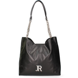 Borsa a spalla da donna In Vera pelle Made in Italy 34x31x15 cm