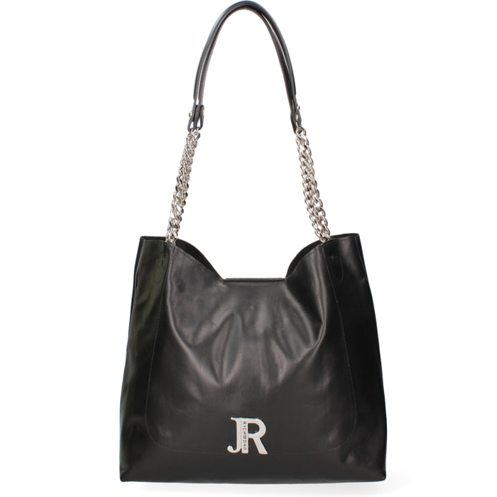 Borsa a spalla da donna In Vera pelle Made in Italy 34x31x15 cm