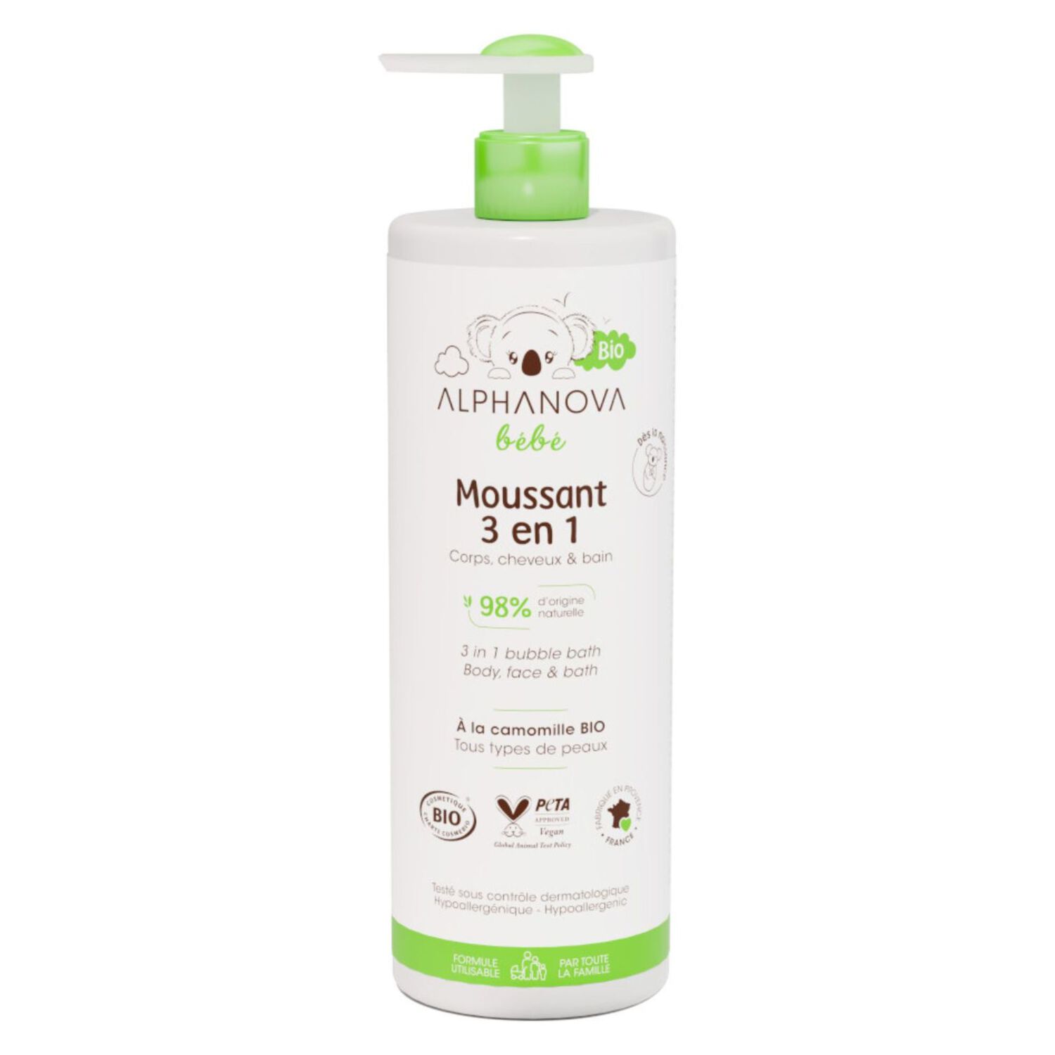 Bébé - Moussant 3 en 1 400 ml