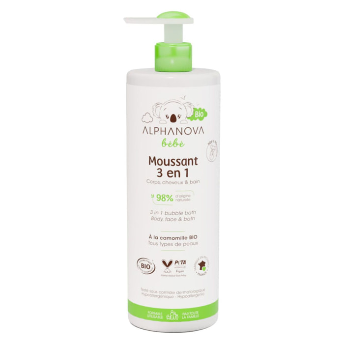 Bébé - Moussant 3 en 1 400 ml