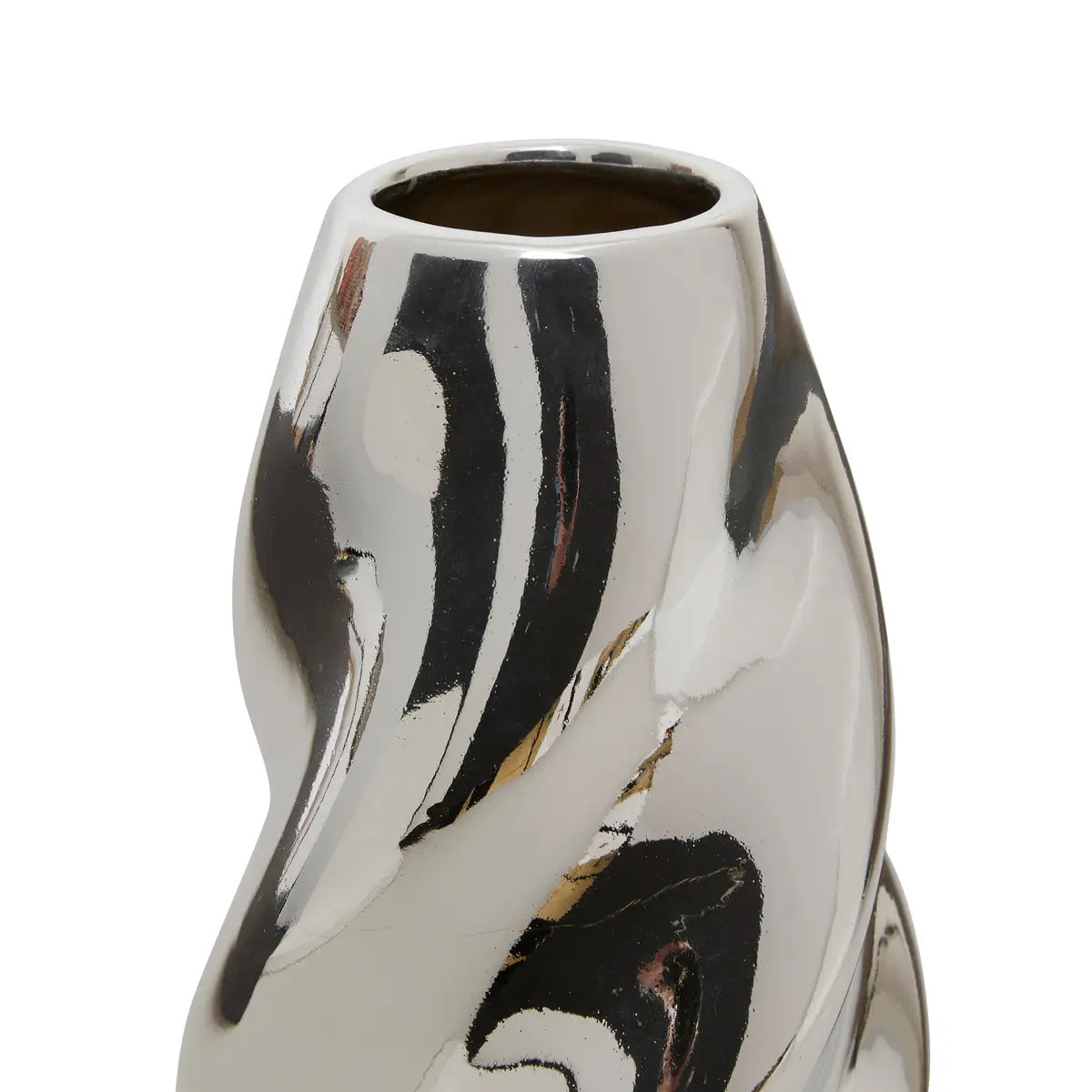 Vase Sky argent H21,5cm