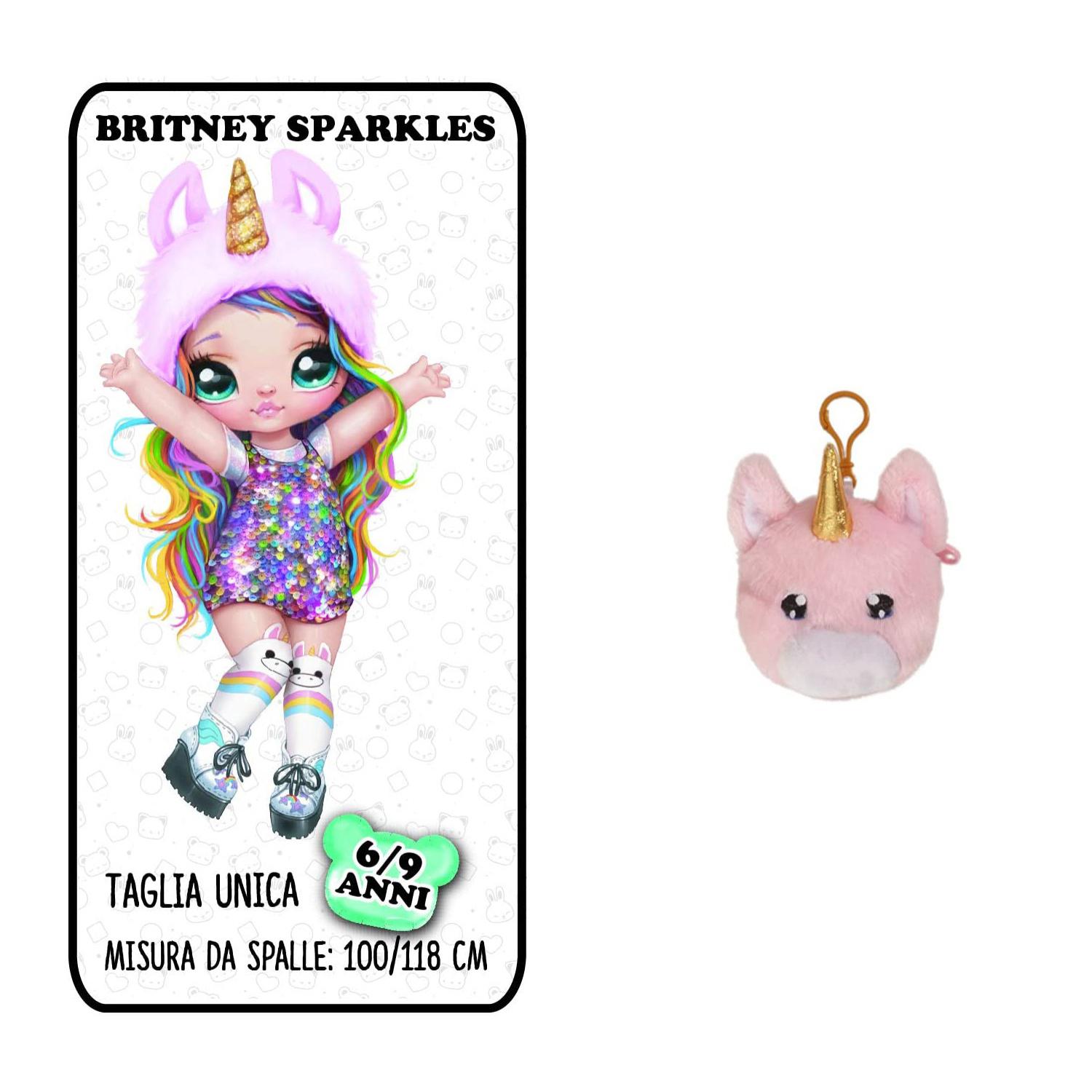 Britney Sparkles Costume Con Accessori Unicorno Na!Na!Na! Surprise Bambina