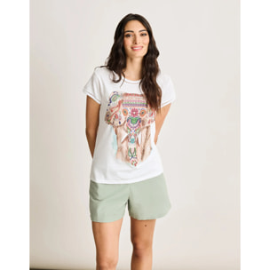 Camiseta Manga Corta Blanco - Folifan