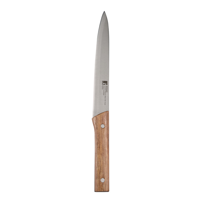 CUCHILLO FILETEADOR 20CM BAMBOO NATURE Bergner