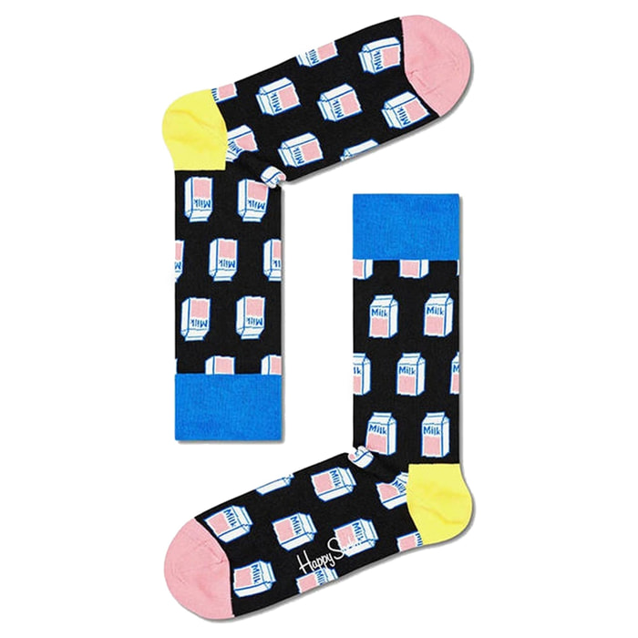 Pack de 2 calcetines blanco y negro Happy socks