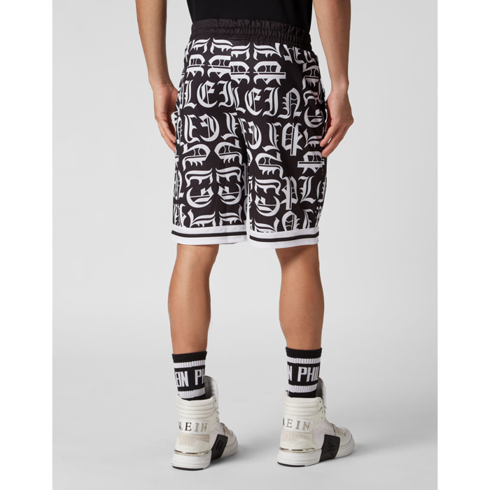PHILIPP PLEIN Sport Shorts GOTHIC PLEIN