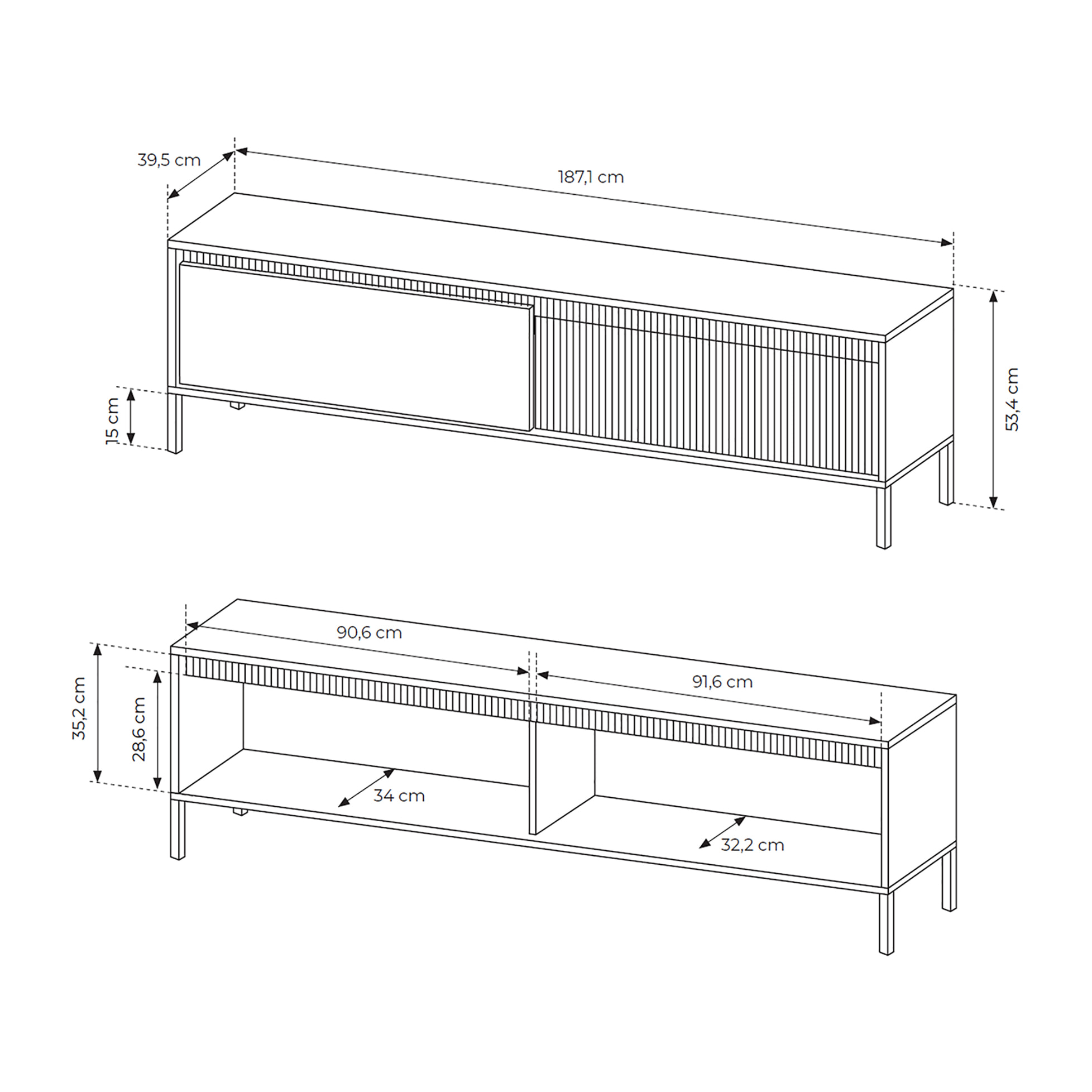 Oresteluchetta Porta TV KERGI BEIGE