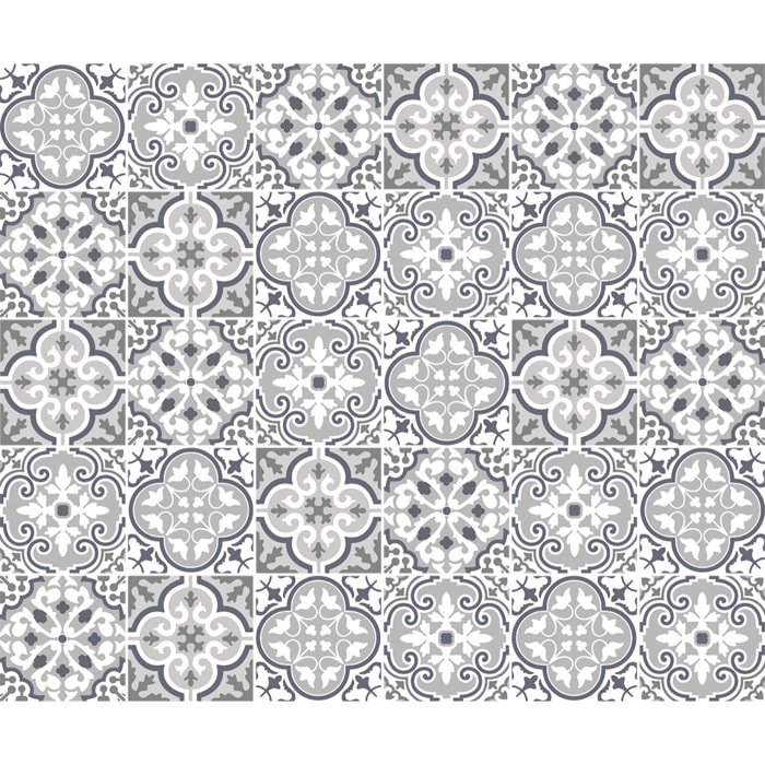 Stickers décoration Meuble - Sticker adhésif Cuisine Salon - 30 STICKERS CARREAUX DE CIMENT MEUBLE AUTHENTIQUES AURORIA
