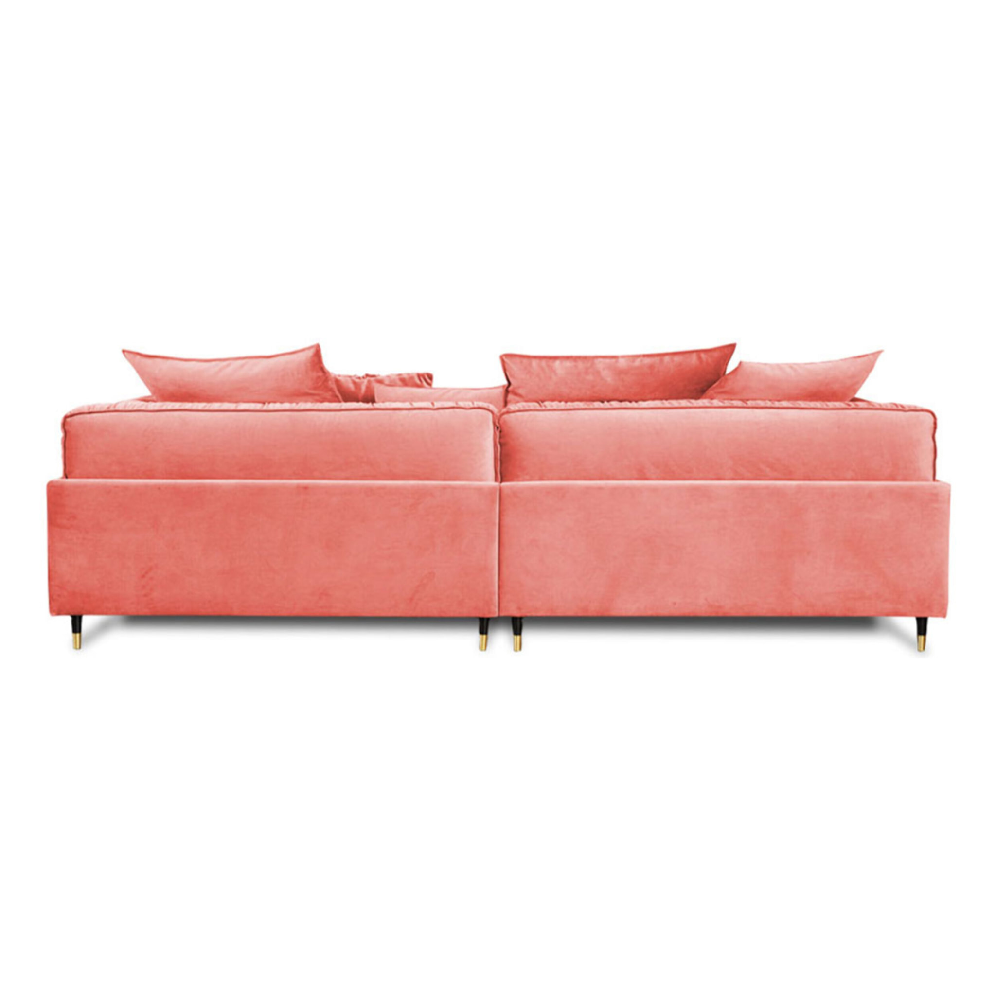 Canapé Droit Velours Fiorenzo - 4 places