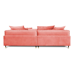 Canapé Droit Velours Fiorenzo - 4 places