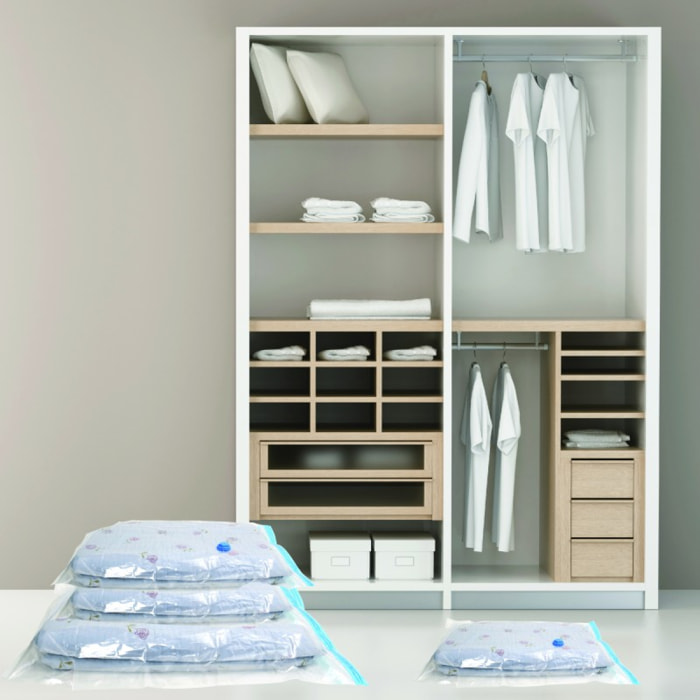 Lot de 4 housses vide d'air (4 dimensions) MSV