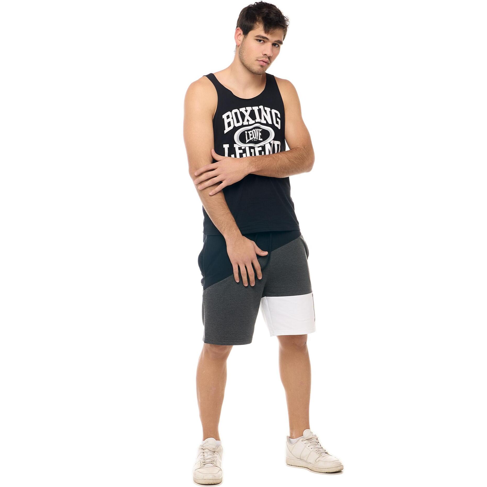 Camiseta de tirantes para hombre con estampado Leone Active "Boxing Legend"