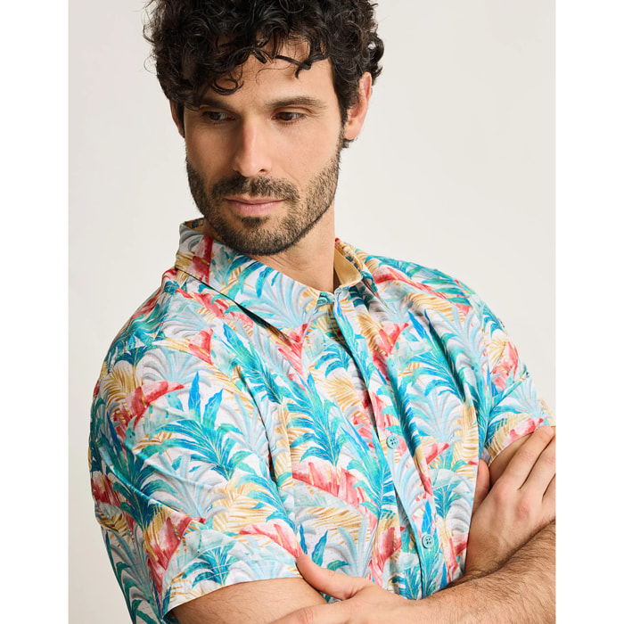 Camisa Manga Corta Multicolor - Bahama Coast