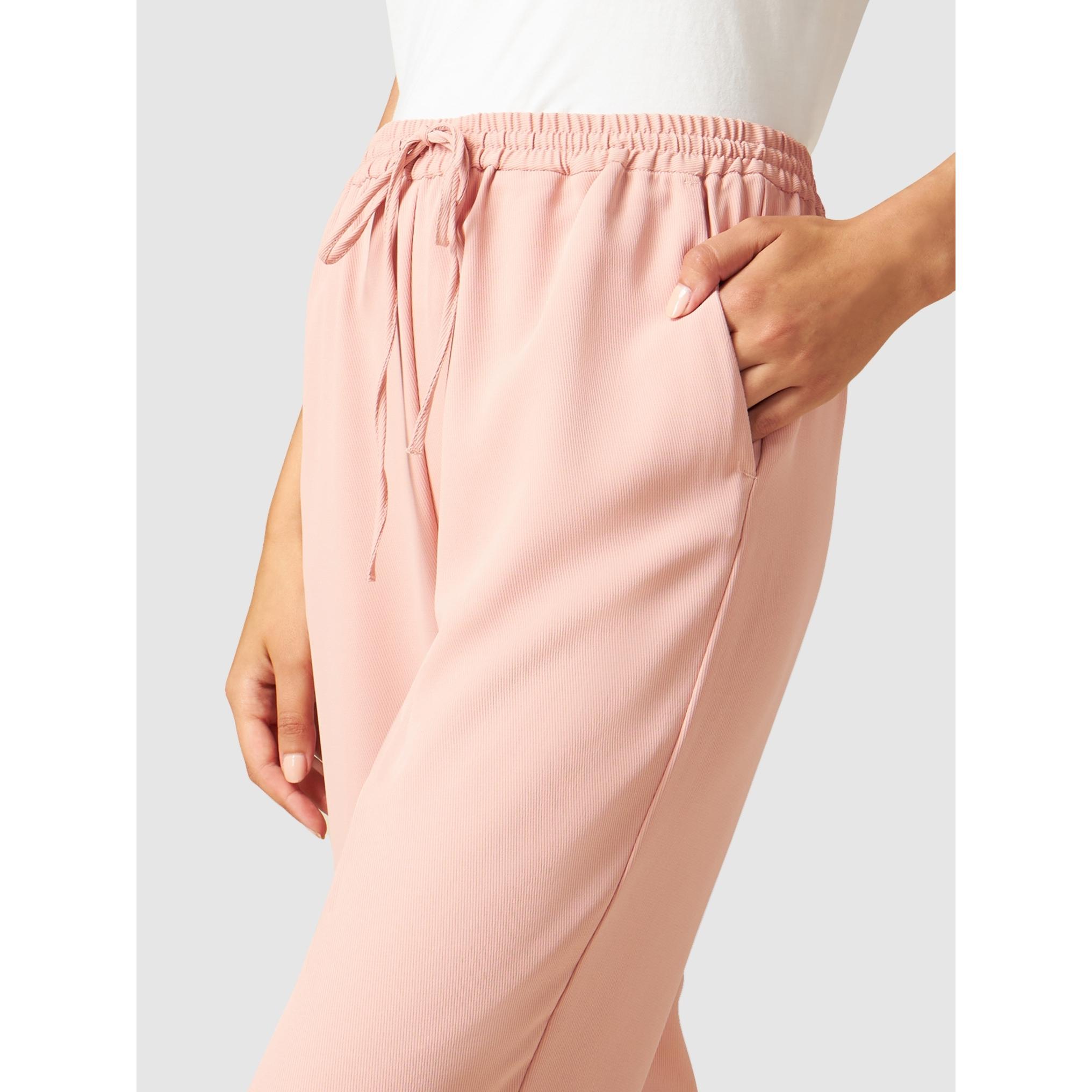 Oltre - Joggers Dubai de tejido vaporoso - Rosa