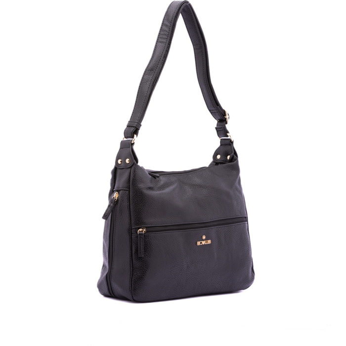 Borsa a spalla da donna - Modello False - Ecopelle - 35.0 x 26.0 x 11.0 cm