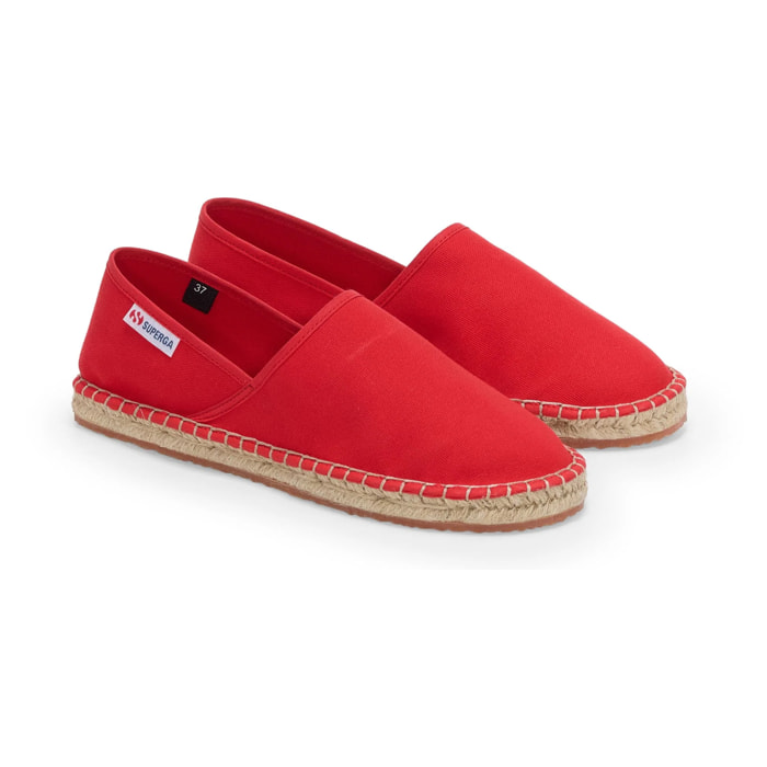 Superga - Alpargatas Unisex Rojo - 3009 CANVAS ESPADRILLA