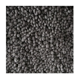 Tapis de bain rond microfibre HIGHLAND Gris Granit Spirella