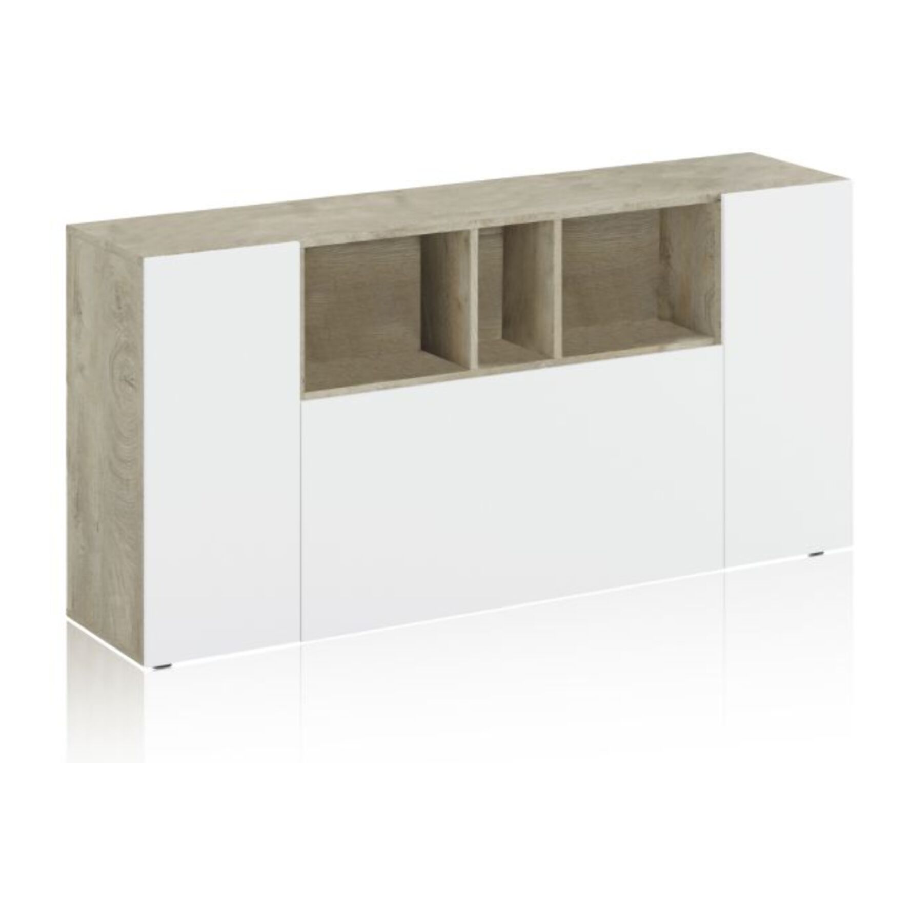 Aparador Coup Blanco Artik (Blanco Mate) – Roble Alaska