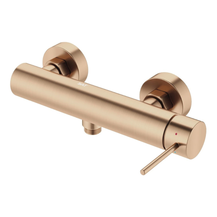 Aurum mitigeur de douche mural 150 mm à levier sans set de douche, or rose brossé (SATBAUR268BRG)